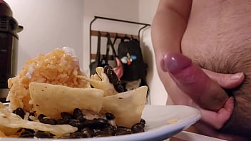 Cumming onto my dinner