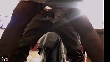 2033 - French Amateur, Black Satin Dress, Satin Panties, Heels, Stockings, Doggystyle, Standing Fuck, Dirty Talk, POV