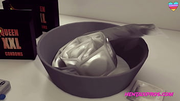 Huge Dick SHEMALE MILF &amp_ Little Dickgirl ◉ 4K 60 FPS ANAL Cartoon