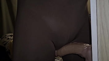 Sissyboy crossdressing to nice pussy rubbing a cock