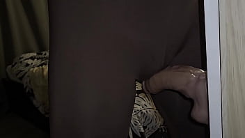 Sissyboy crossdressing to nice pussy rubbing a cock