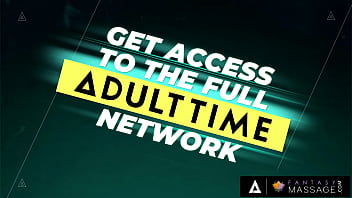 FANTASY MASSAGE - Naughty Masseuse Nicole Doshi Enjoys Massaging Emma Hix&#039_s Pussy A Little To Much