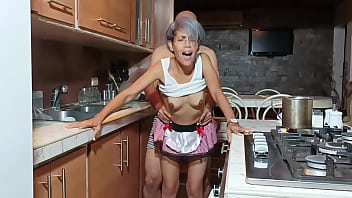 I fuck my stepmom in the kitchen while daddy is in the room