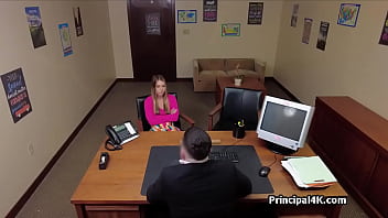 Principal fucks soccer mom using dildo after bj