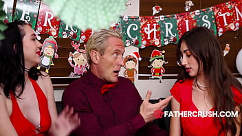 Teens Argue About Who Get To Fuck Stepdad On Christmas