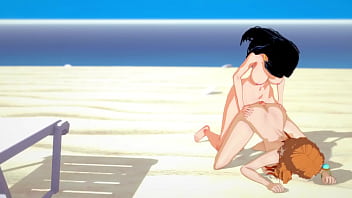 Boa x nami 3d animation hentai