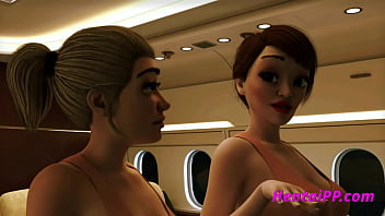 FUTA Sex Hardcore In Airplane ▸ 3D Fantasy Uncensored
