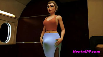 FUTA Sex Hardcore In Airplane ▸ 3D Fantasy Uncensored