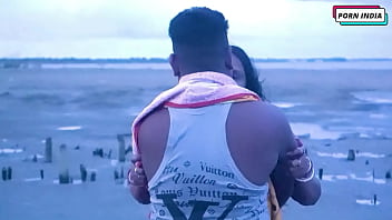 Hot Indian Couple Having Fun On Beach Side 1