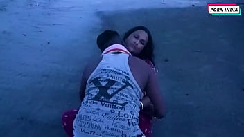 Hot Indian Couple Having Fun On Beach Side 1