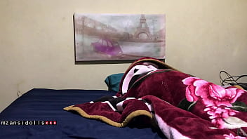 Ebony babe getting some dick late at night