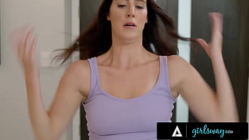 GIRLSWAY - Horny Cadence Lux Sent Her Remote Vibrator Code To Her Roommate Octavia Red By Mistake!