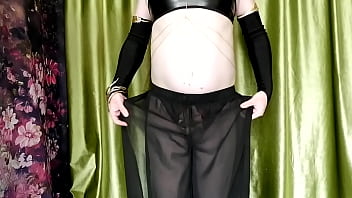 [EroNekoKun] - Cute Fox Boy in sexy desert Dress masturbation  and great cum with moaning