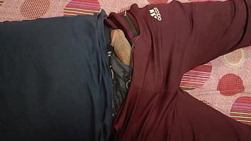 Indian desi babe full enjoy with step-brother in doggy style position he was stocking with step-brother