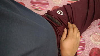 Indian desi babe full enjoy with step-brother in doggy style position he was stocking with step-brother