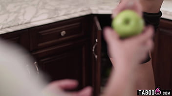 Asian teen neighbor did not wear panties and it became quite obvious