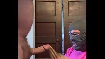 Pantyhose cock sucker