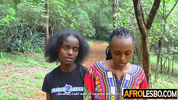 Hard working amateur African lesbians Seryo and Lola B just want some fun