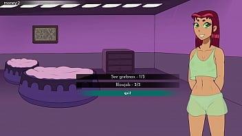 18titans part 3 - Cumming on Starfire&#039_s ass