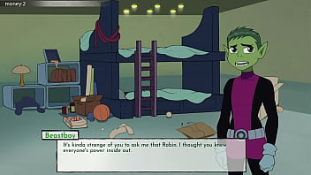 18titans part 3 - Cumming on Starfire&#039_s ass