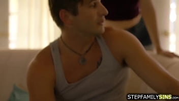 Husband fucking wifes hot blonde stepsis