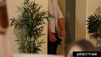 ADULT TIME - Peeping Husband Finesses HOT FFM THREESOME With Blair Williams &amp_ Anya Olsen!