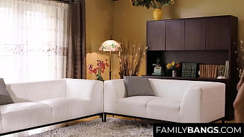 FamilyBangs.com ⭐ Naughty Stepmom Slaming her Stepdaughter with a Huge Penis Strapon, Kendra Spade, Sovereign Syre