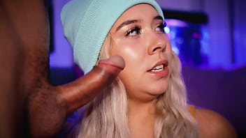 College girl makes a living sucking her boyfriend'_s cock online