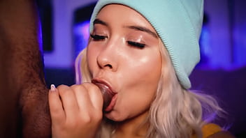 College girl makes a living sucking her boyfriend&#039_s cock online