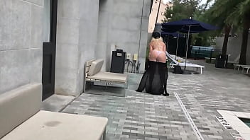 Milf Sports Sheer Bikini at Public Pool in Clear View