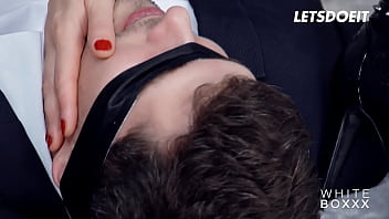 Horny MILF Tina Kay Dominates Blindfolded BF &amp_ Rides Him Good - WHITEBOXXX