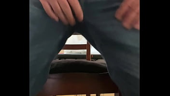 Fat Dick Daddy Pleasures himself with Spit and nipple play