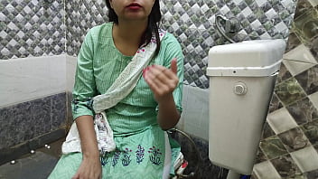 Indian beautiful Fucked step mother naughty stepson alone at home fuck cum in mouth in washroom real orgasam hindi audio