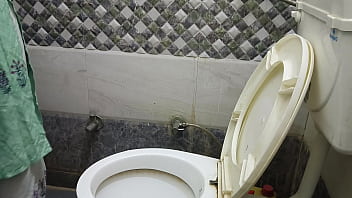 Indian beautiful Fucked step mother naughty stepson alone at home fuck cum in mouth in washroom real orgasam hindi audio