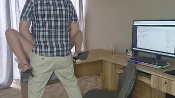 Boss takes advantage of shy secretary