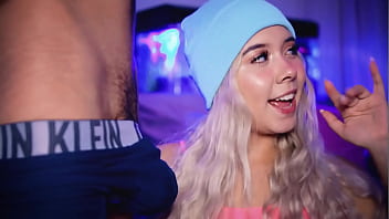 My friend'_s cock couldn'_t resist getting hard while I play with it