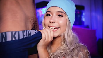 My friend&#039_s cock couldn&#039_t resist getting hard while I play with it