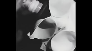 A Black and White Film - Shooting My Load To My Wife&rsquo_s DD Bras - Compilation Cum Tribute to her Asian Busty Natural Tits Fleshlightman1000