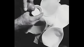 A Black and White Film - Shooting My Load To My Wife&rsquo_s DD Bras - Compilation Cum Tribute to her Asian Busty Natural Tits Fleshlightman1000