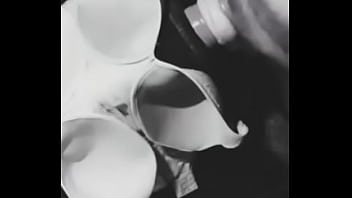 A Black and White Film - Shooting My Load To My Wife&rsquo_s DD Bras - Compilation Cum Tribute to her Asian Busty Natural Tits Fleshlightman1000