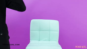 Cute brunette cums by mistake at acting casting call