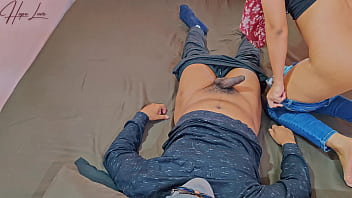 Hot Malaysian Stepsister Helps Stepbro to Release Stress From Work.