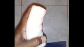 Fucking fleshlight with massive cumshot at the end
