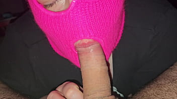 Close up of pulsating cum in a young woman&#039_s mouth (horny lady)?