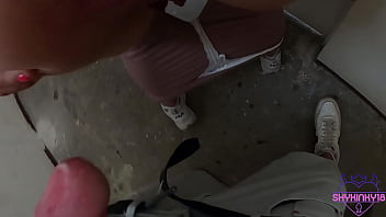 Real 18 slut gets her asshole destroyed with NO MERCY on the staircase