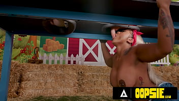 OOPSIE - Hot Farmer Avery Janes Milks Trans Eva Maxim &amp_ Izzy Wilde Then Gets Hard Double-Penetrated