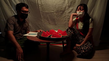 Poor Street Food Girl Seduce Old Headmaster