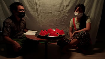 Poor Street Food Girl Seduce Old Headmaster