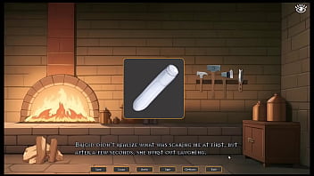 Tomboy Love in Hot Forge [ Hentai Game ] Ep.1 she is masturbating while thinking of you !