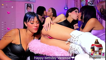 Delicious! Brunette explore every part of their body licking every hole